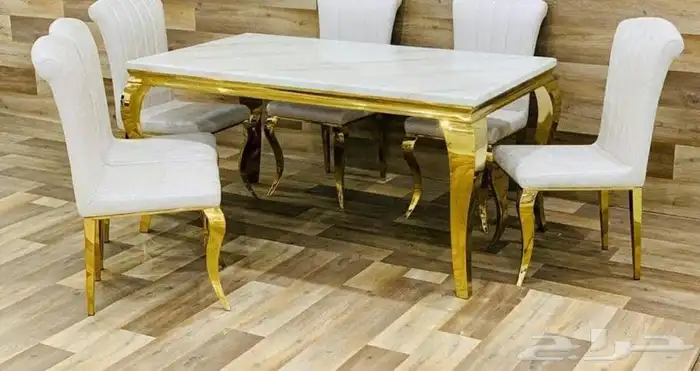 طاولات طعام رخام جديده بلكرتون 4