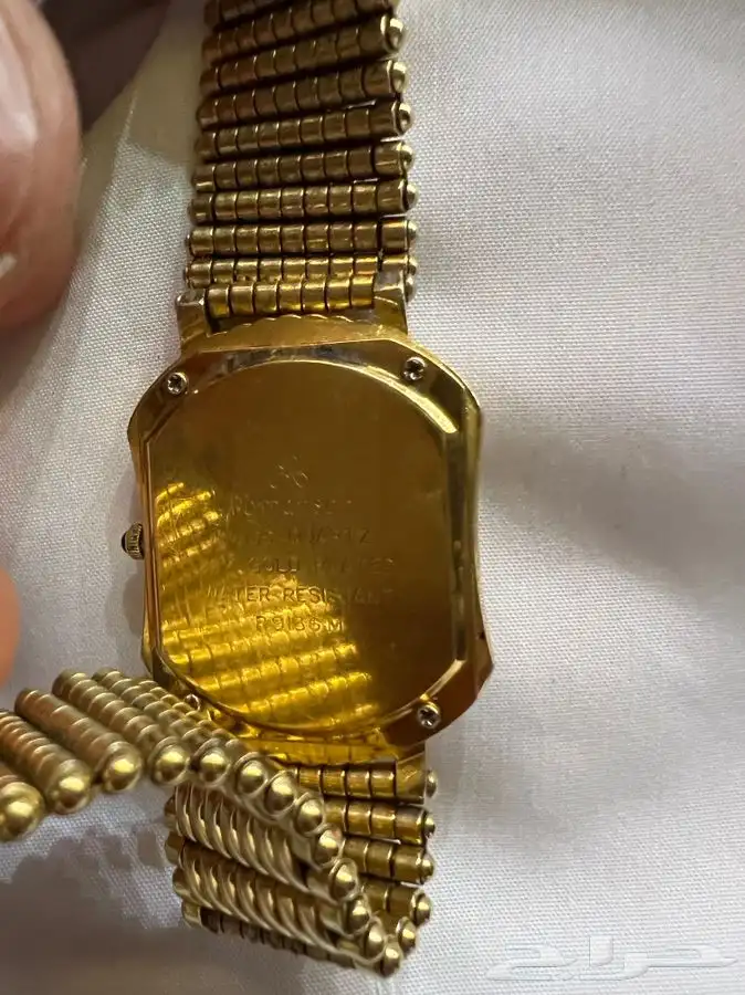 ساعه رومانسون رجالي نسائي مطليه ذهب 22 3