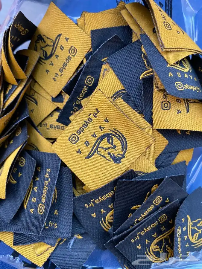 لوقو عبايات لوقو عباية عبايات ليبل قماش تاق بوكسات تغليف 96