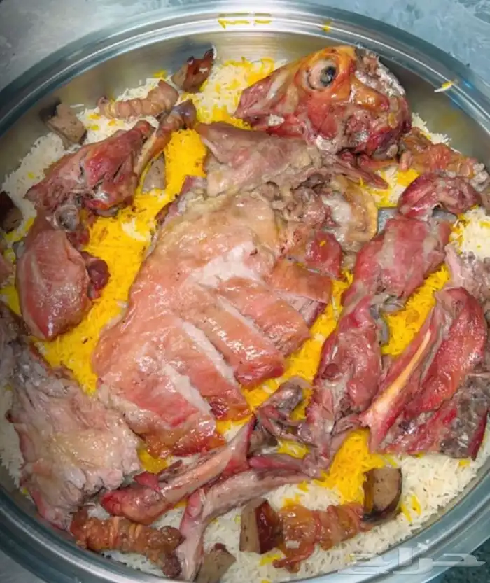 حنيذ بالمرخ طليان وتيوس 2