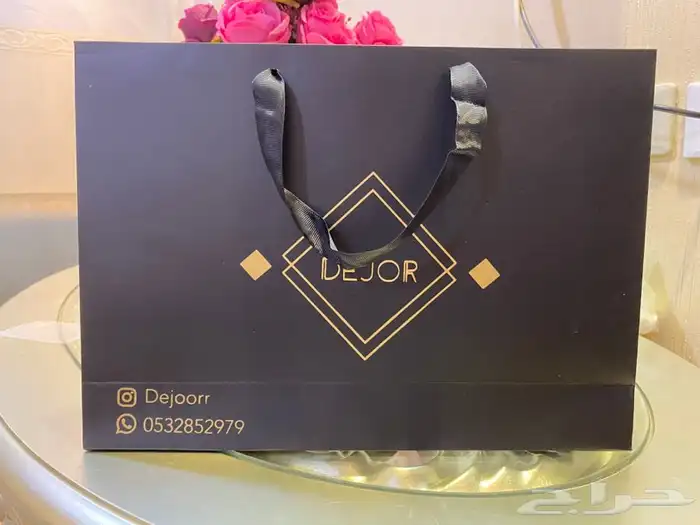 لوقو عبايات لوقو عباية عبايات ليبل قماش تاق بوكسات تغليف 0