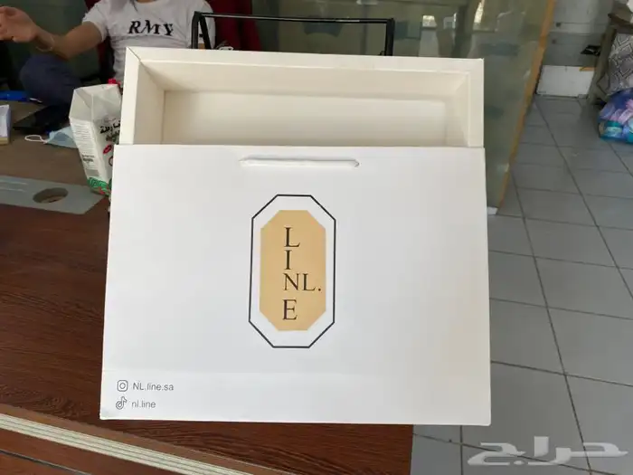 لوقو عبايات لوقو عباية عبايات ليبل قماش تاق بوكسات تغليف 73