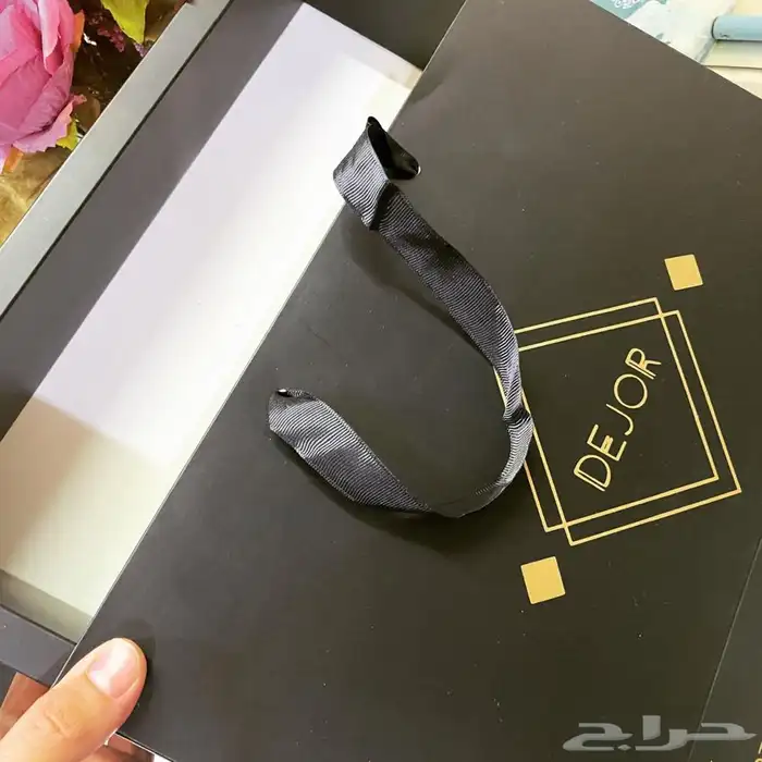 لوقو عبايات لوقو عباية عبايات ليبل قماش تاق بوكسات تغليف 30