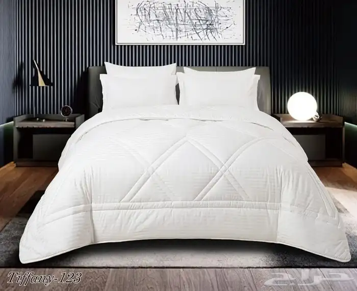 مفارش سرير فندقي قطني نفرين ب485 ريال 2