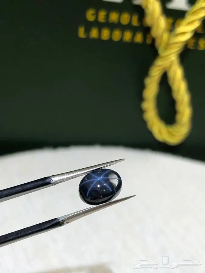 حجر الزفير الازرق النجمي Star Sapphire 2