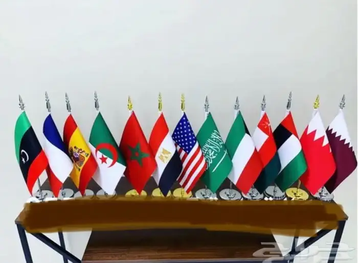 اعلام رسميةللمجالس والمكاتب والموتمرات بسعر الجمله مع توصيل 3