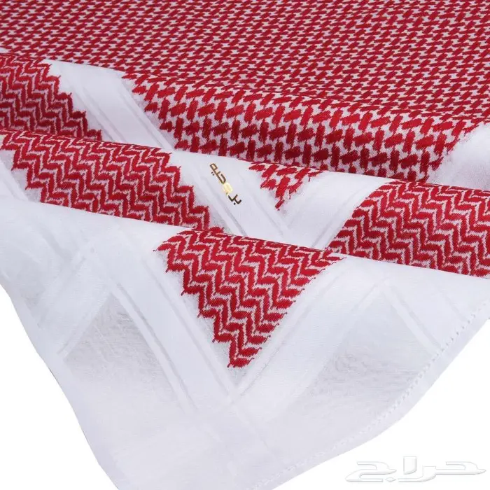 شماغ بروجية خطوط بيضا الغامق 3