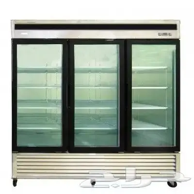 ثلاجات وفريزرات BANCOOL باب زجاج استيل درفة 0