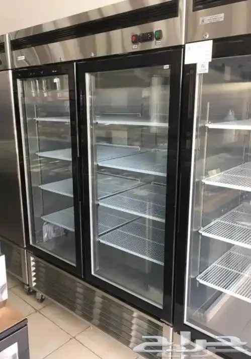 ثلاجات وفريزرات BANCOOL باب زجاج استيل درفة 9