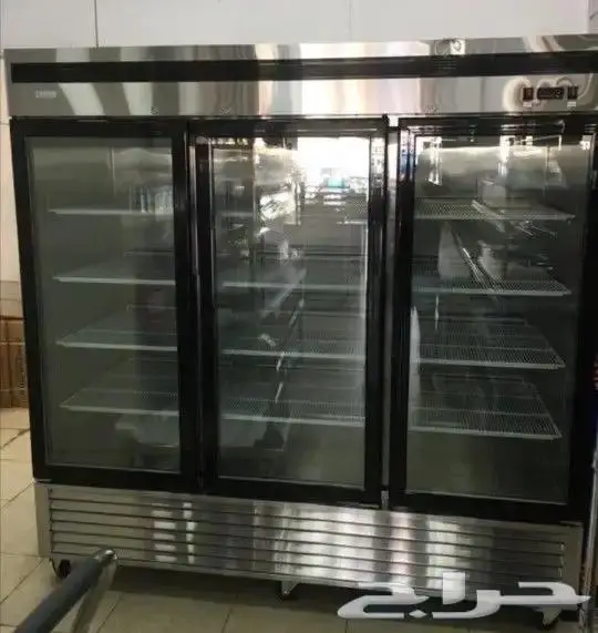 ثلاجات وفريزرات BANCOOL باب زجاج استيل درفة 3