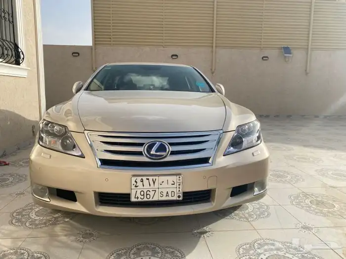((مباع)) لكزس ذهبي فاتح هايبرد LS600 وارد عبداللطيف نادر 77