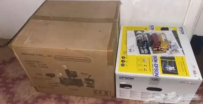 عرض خاص   مكبس حراري 8 في 1 مع طابعة إبسون حرارية 0