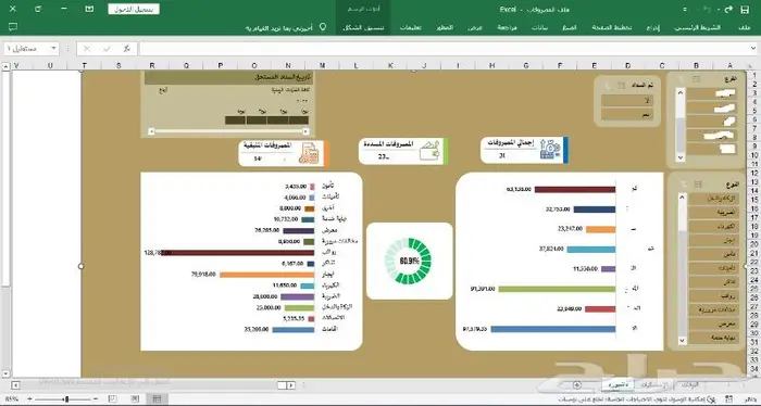 كورس إنشاء الداشبورد التفاعلية على الإكسل 5
