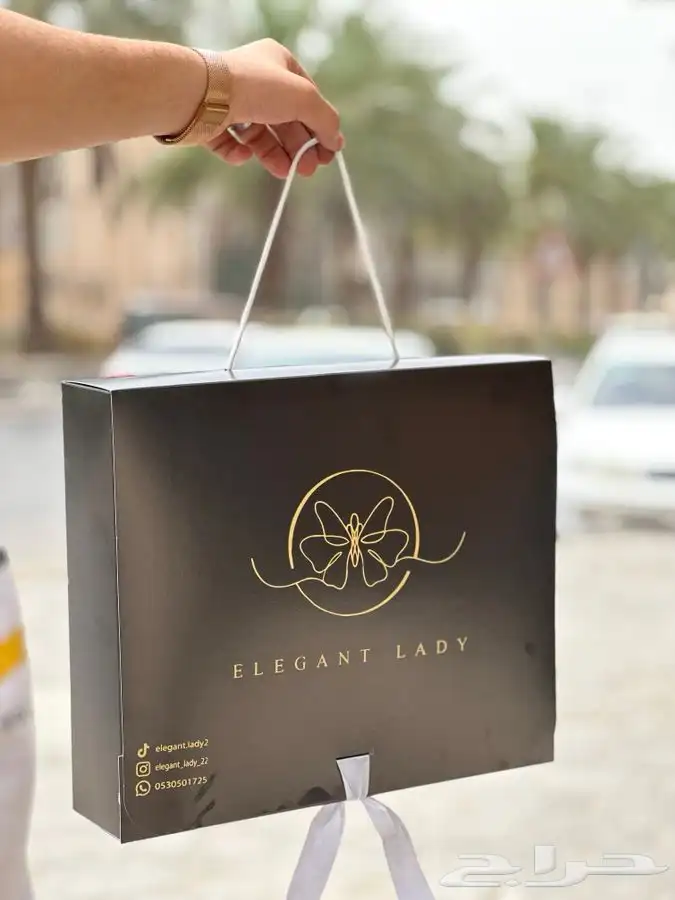 بكسات عبايات_لوقو جلد_ورق تغليف_كرت شكر_ستكر 100 من كل صنف 1