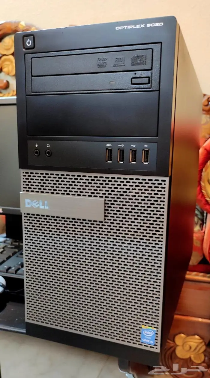 جهازين كمبيوتر مكتبي دلDELL_مستعمل_شبه جديد_مخزن_Core i5 6