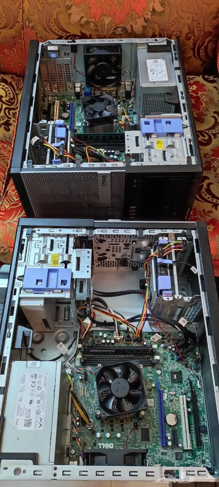 جهازين كمبيوتر مكتبي دلDELL_مستعمل_شبه جديد_مخزن_Core i5 11