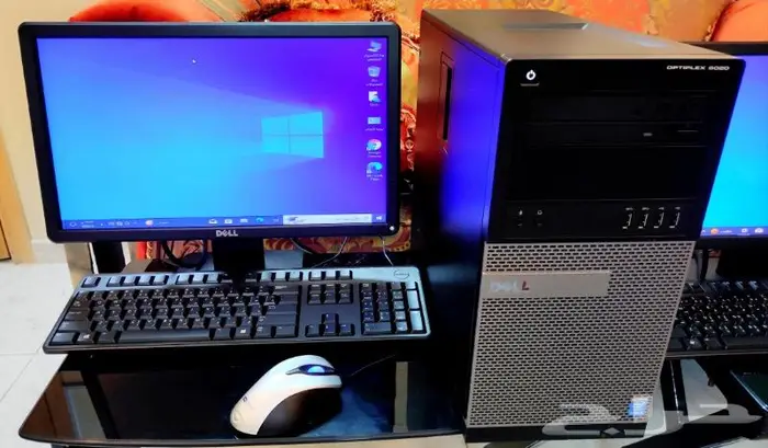 جهازين كمبيوتر مكتبي دلDELL_مستعمل_شبه جديد_مخزن_Core i5 2