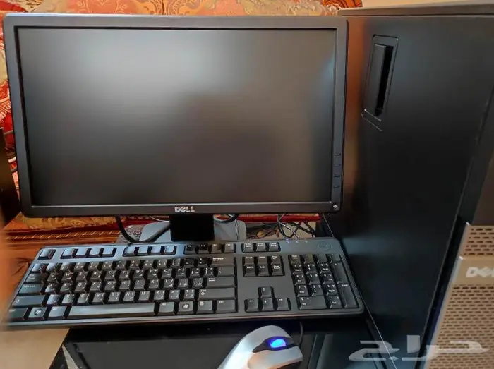 جهازين كمبيوتر مكتبي دلDELL_مستعمل_شبه جديد_مخزن_Core i5 7