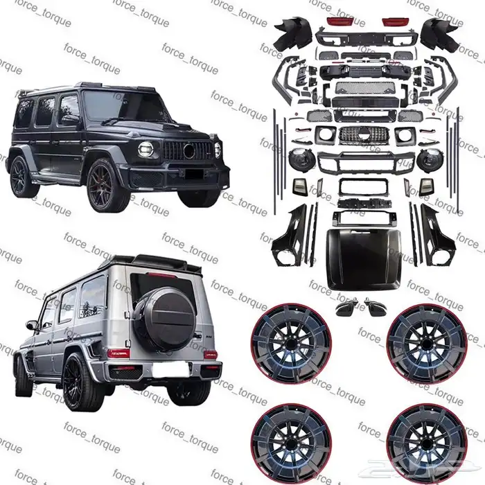 كت تحويل خارجي و داخلي مرسيدس G-class 13-17 الى 23 G900 0