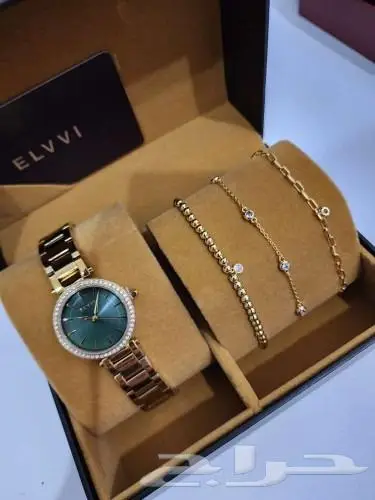 احجز هدايا العيد مع الكتابه مجانا ساعات مرصعه زريكون 9