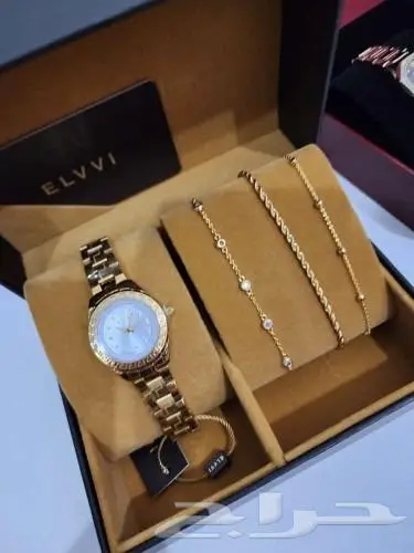 احجز هدايا العيد مع الكتابه مجانا ساعات مرصعه زريكون 7