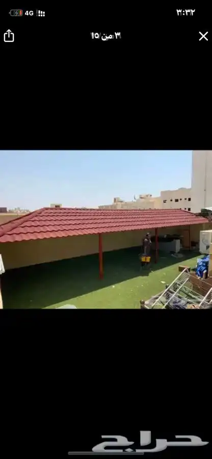 قراميد وبيوت شعر ومضلات وتنسيق عشب 20