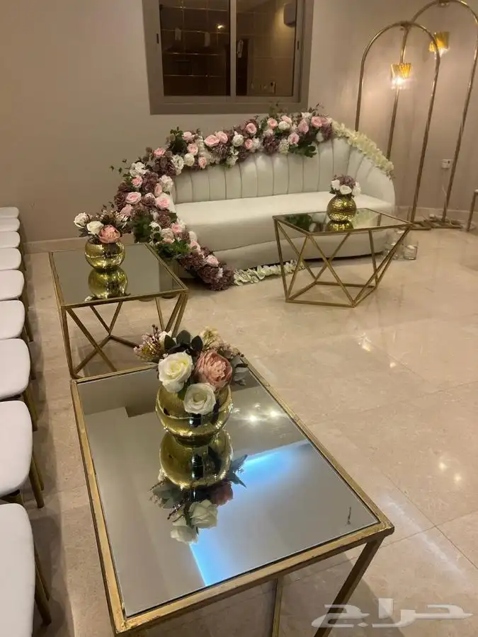 تاجير كنبه وتنسيق حفلة عقد قران 2