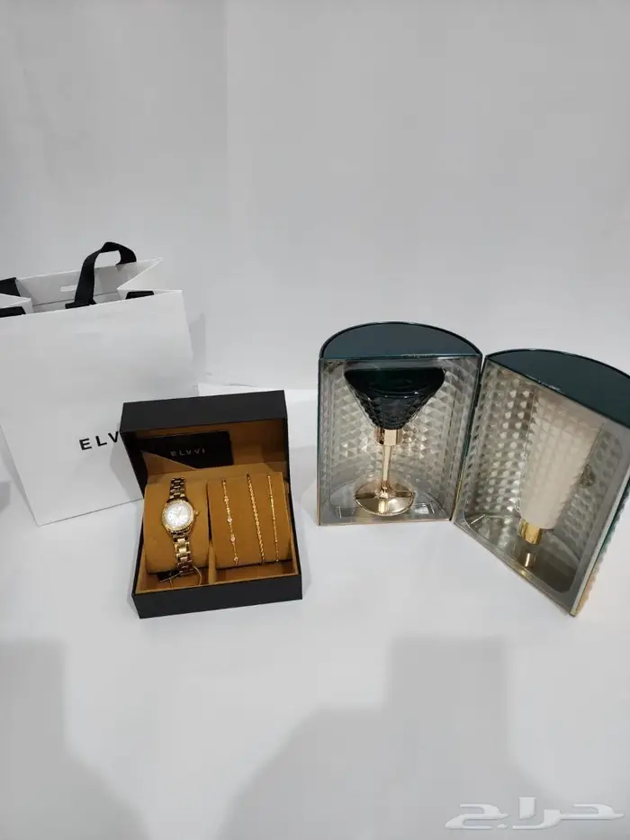 احجز هدايا العيد مع الكتابه مجانا ساعات مرصعه زريكون 27