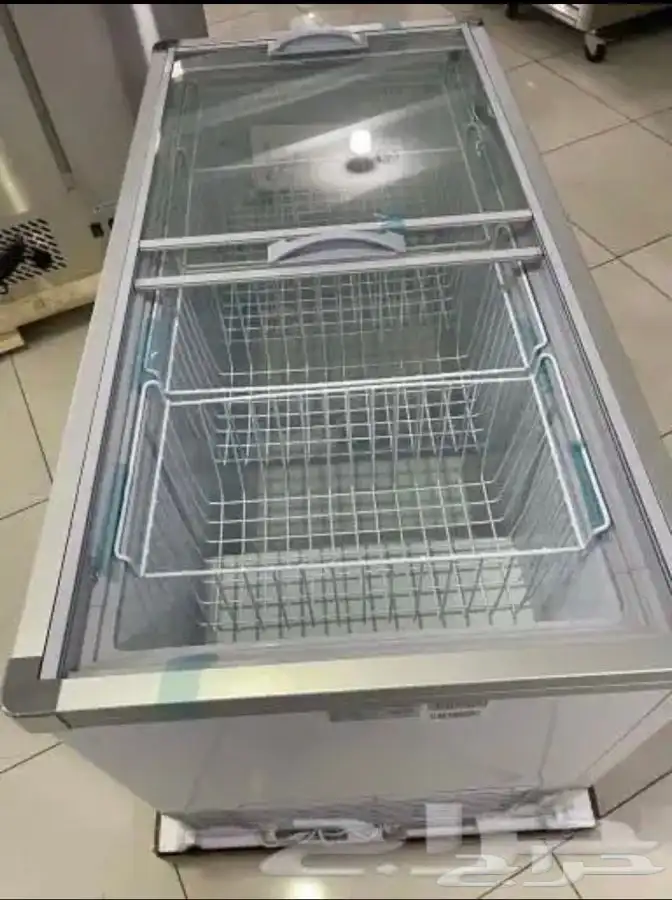 فريزرات BANCOOL مسطح سحاب أفقي زجاج 3