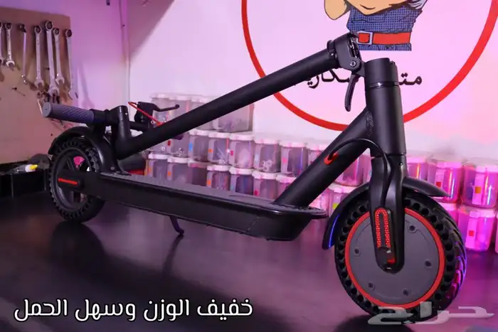 سكوتر كهربائي للكبار 36V موديل 2023 قابل للطي - كفرات ربل 7