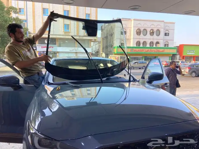 المملكه لجميع انواع زجاج وتندات السيارات 6