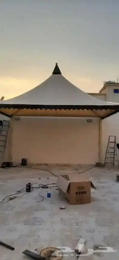 تفصيل خيام بيوت شعر مجالس ملكية مضلات يوجد لدينا تمارا 9