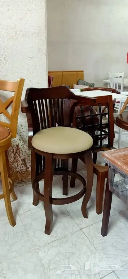 كراسي كوفي والمقاهي خشب زان 6