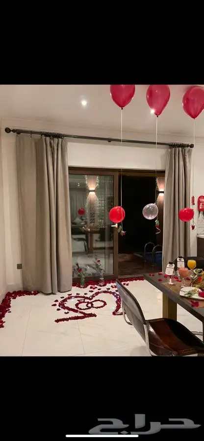 عشاء رومانسي لشخصين (عرسان -ذكرى زواج ) 5