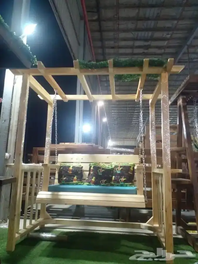 جلسات خارجية خشب وحديد 19