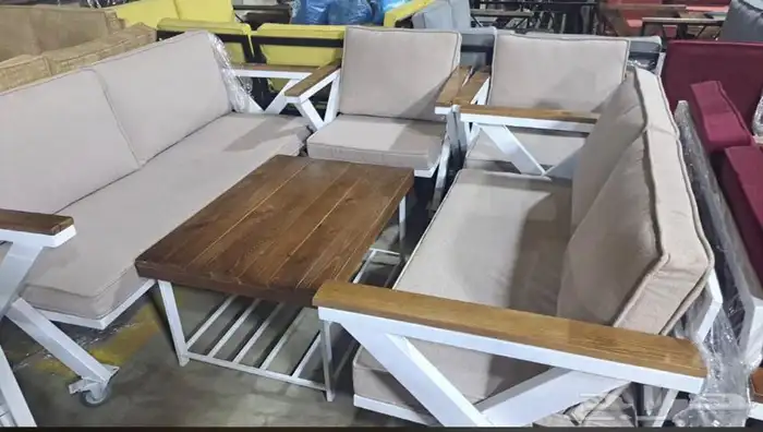 جلسات خارجية خشب وحديد 17