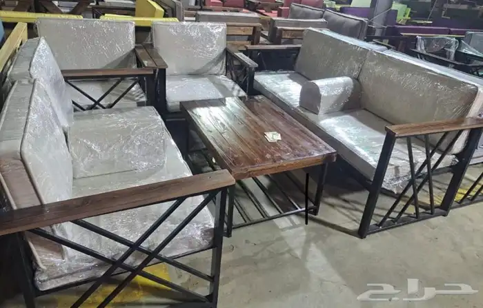 جلسات خارجية خشب وحديد 13