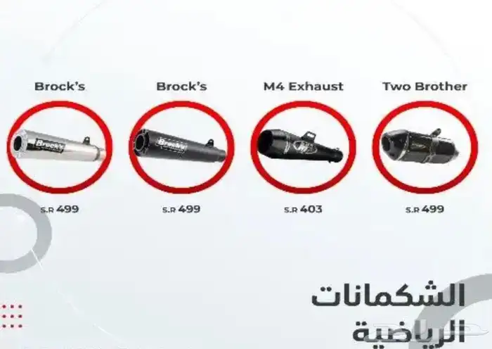 قطع غيار واكسسوارات دراجات نارية التوصيل لجميع المناطق 3