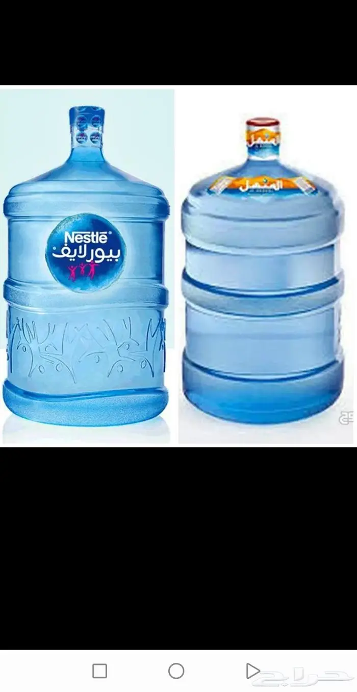 توصيل مياه المنهل ونسله بيور لايف 0