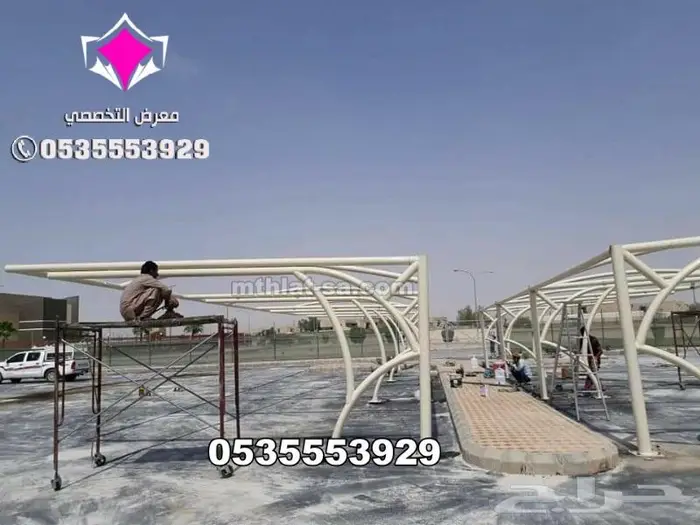 مظلات كابولي مظلات pvc مواقف للسيارات الكابولي 2024 41