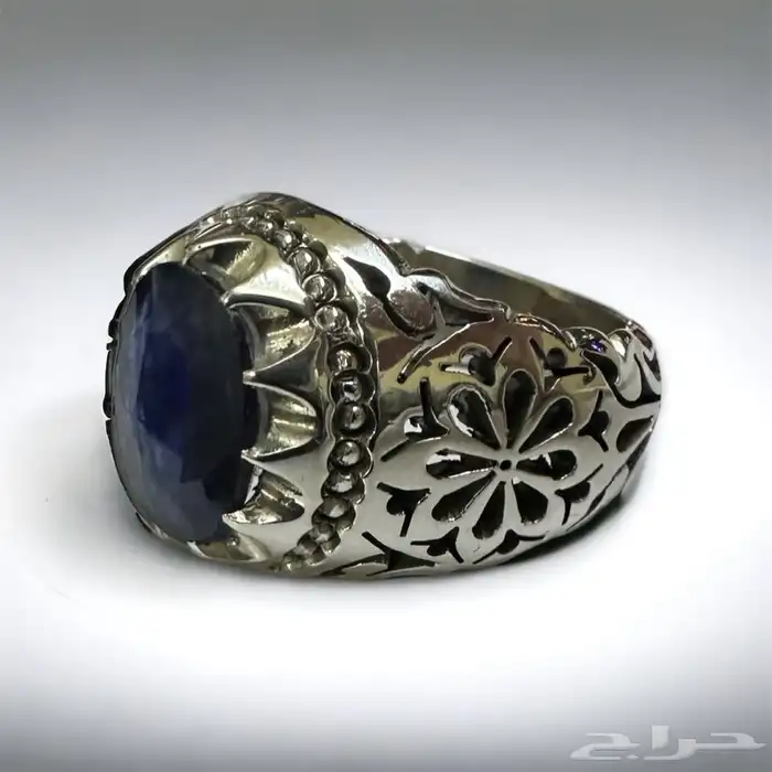 خاتم زفير طبيعي جميل صياغة عارف 1