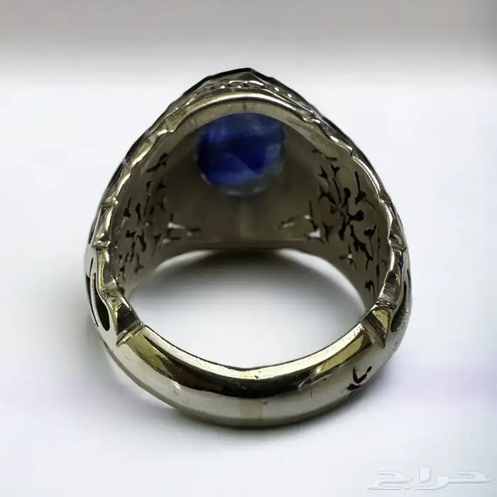 خاتم زفير طبيعي جميل صياغة عارف 3