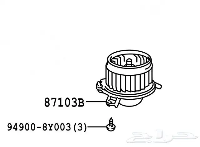 مواسير مكيف وقطع اخرى كامري 2007-2011 3