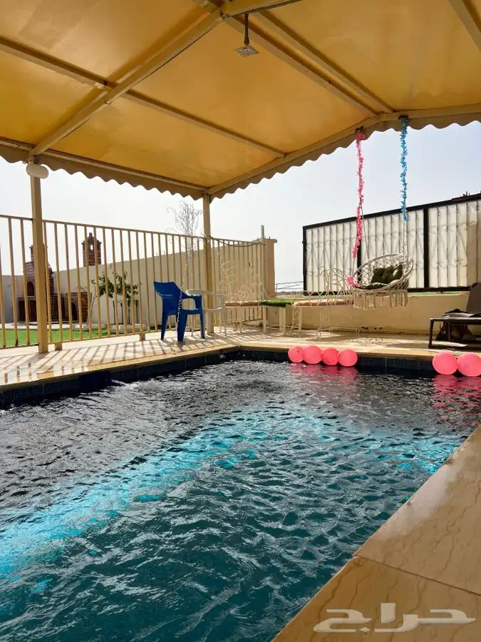 شاليه القريات الشمال الرديفه جماجم الناصفةمسابح وخيول مجانيه 21