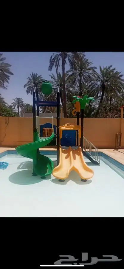 مزرعة و مسبح و العاب مائية للايجار اليومي في سدير 0