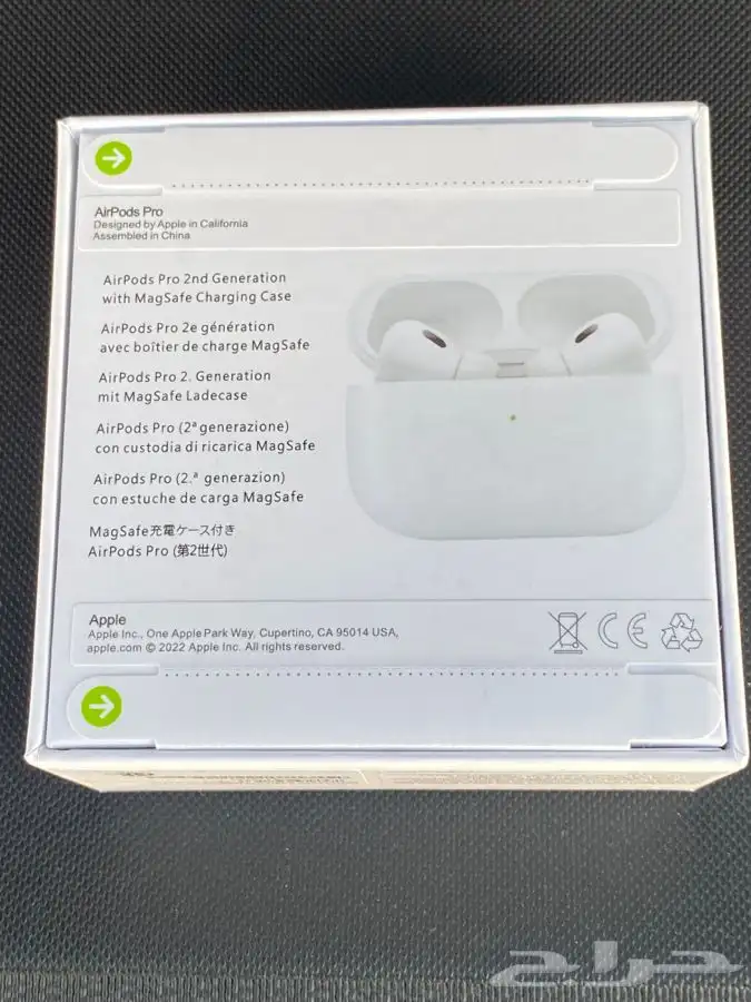 ابل ايربودز برو تو الجيل الاخير ب 160 شامل التوصيل عرض 5