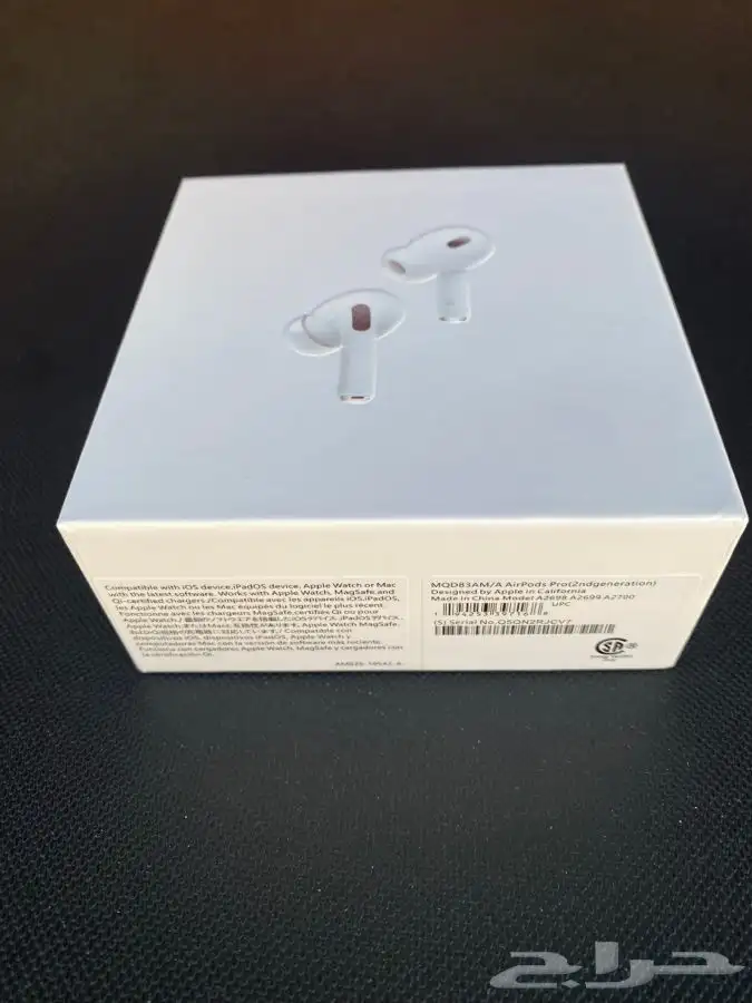 ابل ايربودز برو تو الجيل الاخير ب 160 شامل التوصيل عرض 6
