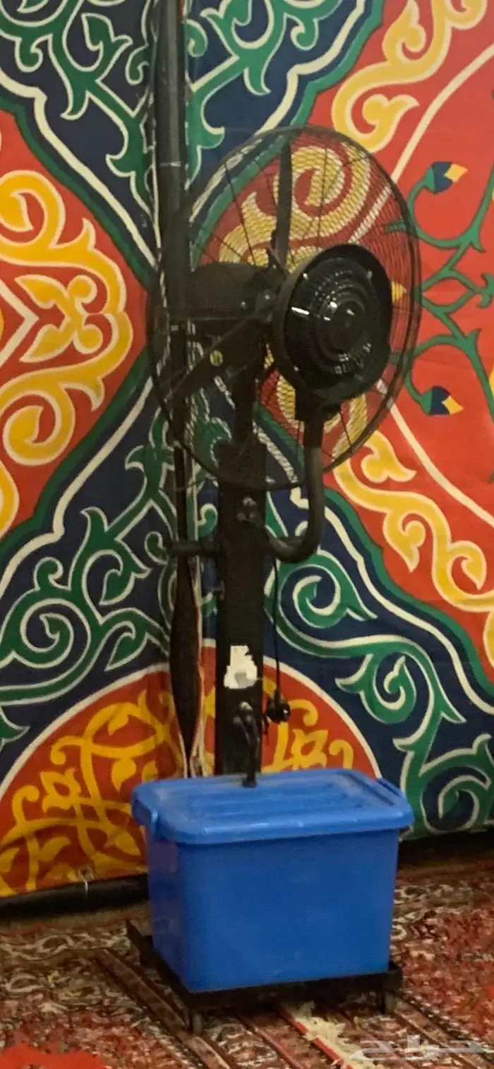 مكيفات و مراوح رذاذ للايجار 11