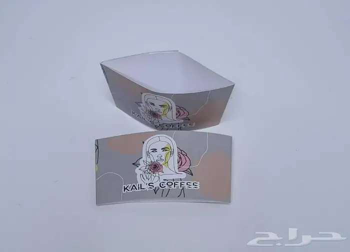 علب برجر شاورما كنافة شحن علب ورقيه كرتونيه كاسات ورقيه 15