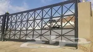تصنيع بوابات حديد سلايدينج وتركيبها مع الفتح الاتوماتيك 1